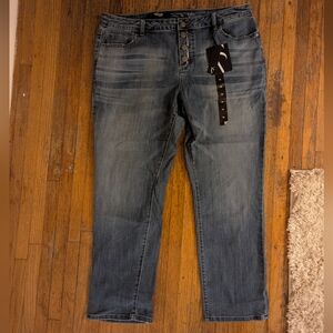 Simply Vera Vera Wang Blue Capri Jeans